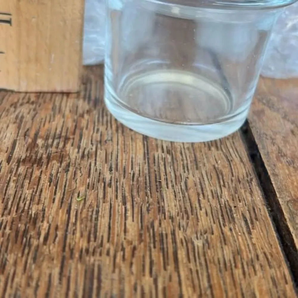 Set of 4 Clear Glass Votive Candle Holders
